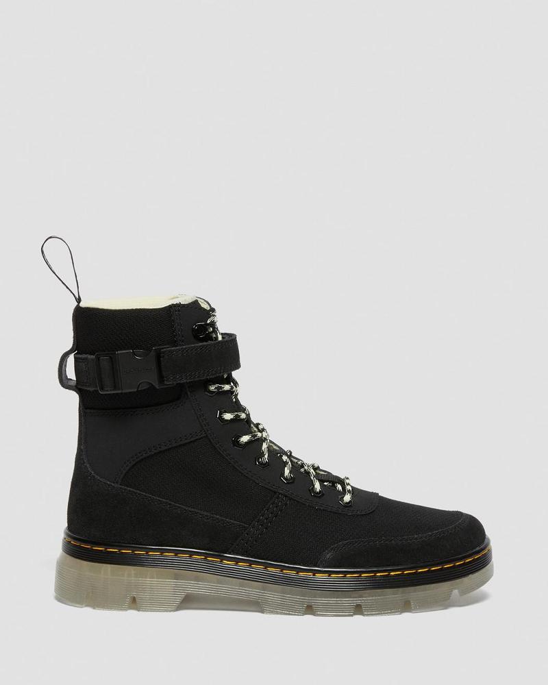 Black Men's Dr Martens Combs Tech Iced Casual Boots | CA 463KOR